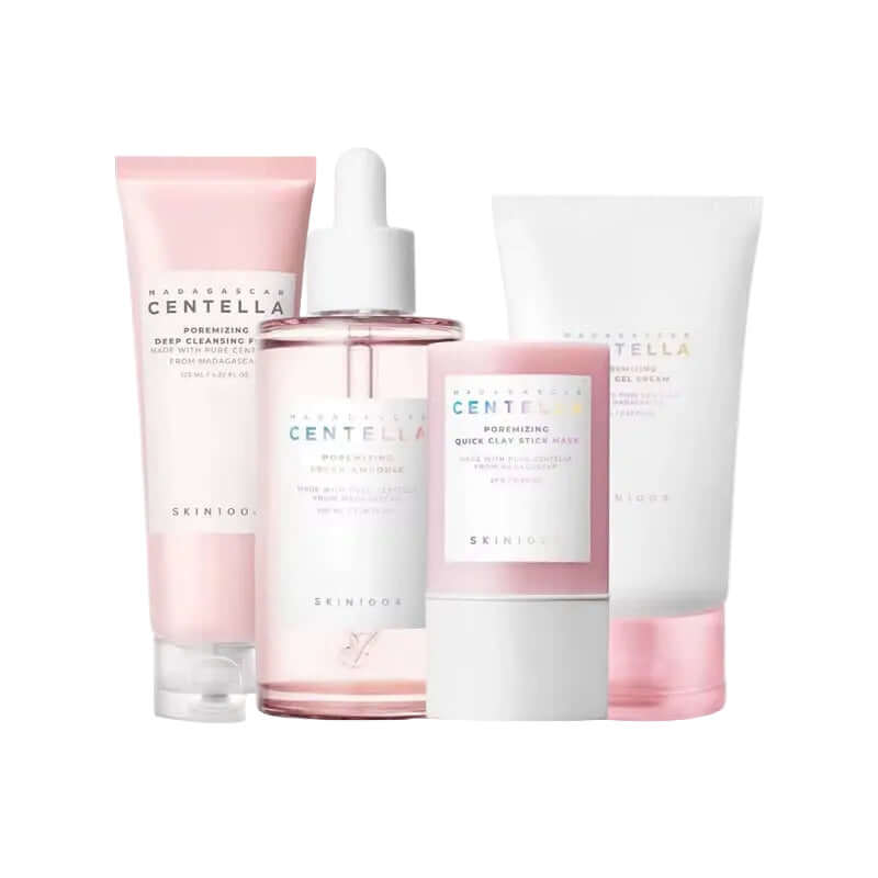SKIN1004 Ultimate Centella Skincare Set for Clear Skin - Shop SKIN1004 Ultimate Centella Skincare Set for clear, hydrated skin. Complete Korean routine to reduce pores, calm irritation, and boost glow.