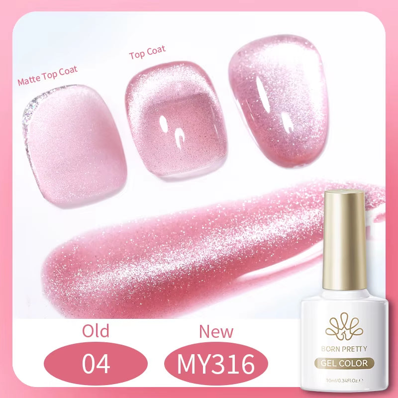 10Ml Black Glass Cat Magnetic Gel Nail Polish Punk Style Nail Art Manicure Varnis Semi Permanent Gel for Winter Nail