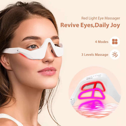 Revitalize Your Eyes with the 3D Red Light EMS Eye Massager – Say Goodbye to Dark Circles, Puffiness, and Wrinkles!