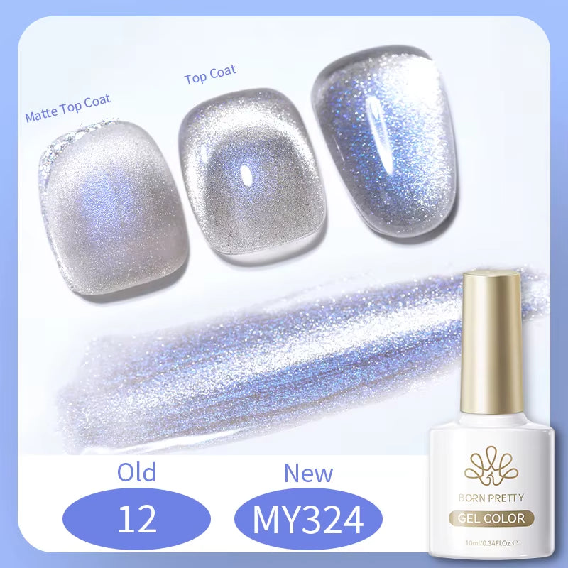 10Ml Black Glass Cat Magnetic Gel Nail Polish Punk Style Nail Art Manicure Varnis Semi Permanent Gel for Winter Nail