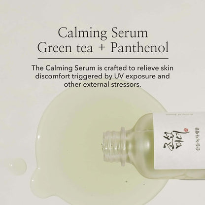 Experience Radiance with Beauty of Joseon Calming Green Tea Panthenol Serum - Soothing & Hydrating for Sensitive Skin (30ml)