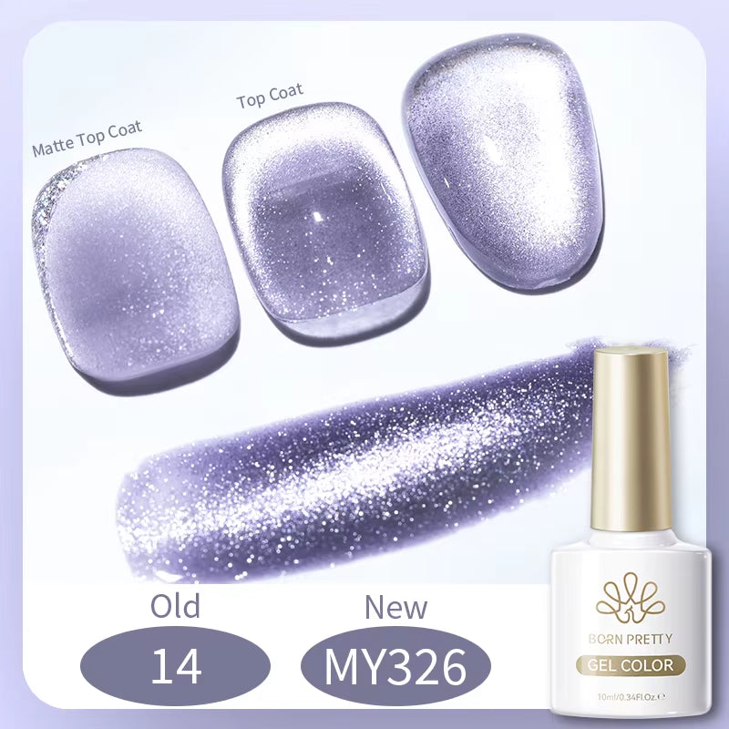 10Ml Black Glass Cat Magnetic Gel Nail Polish Punk Style Nail Art Manicure Varnis Semi Permanent Gel for Winter Nail