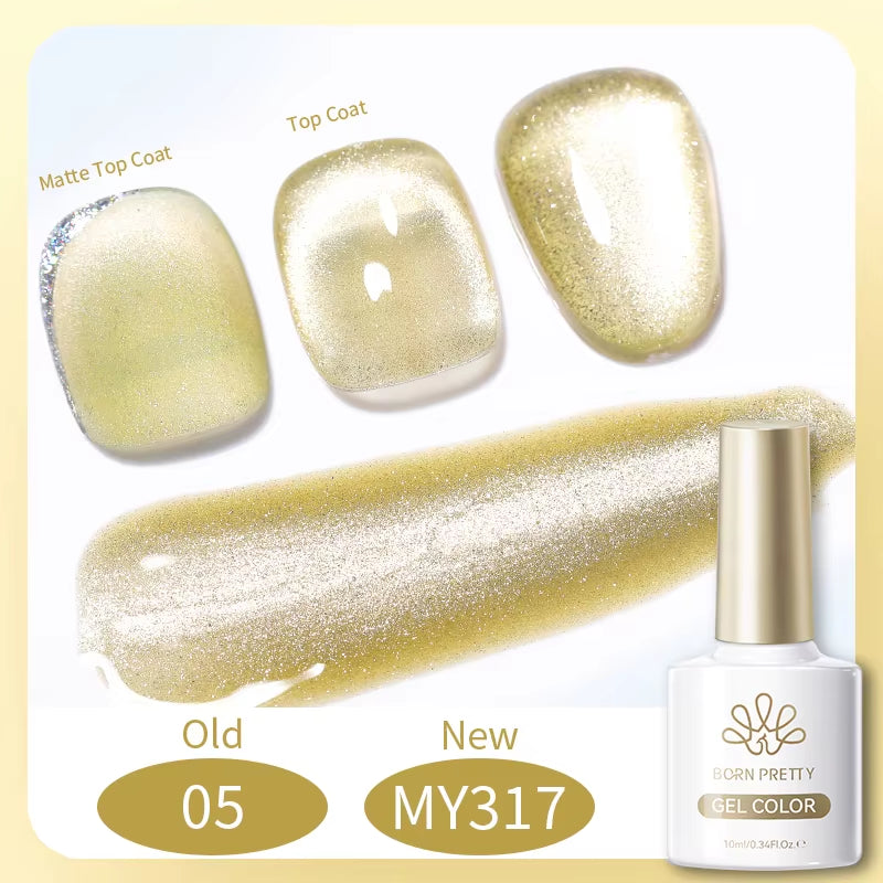 10Ml Black Glass Cat Magnetic Gel Nail Polish Punk Style Nail Art Manicure Varnis Semi Permanent Gel for Winter Nail