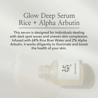 Illuminate Your Skin with Beauty of Joseon Glow Deep Face Serum - Rice & Arbutin 30ml for Radiant Complexion