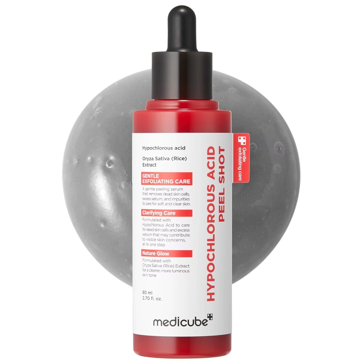 Medicube Peel Shot with Acid Gentle Exfoliating Serum for Dead Skin Cells Pores Blackheads Control for Exfoliating Serum