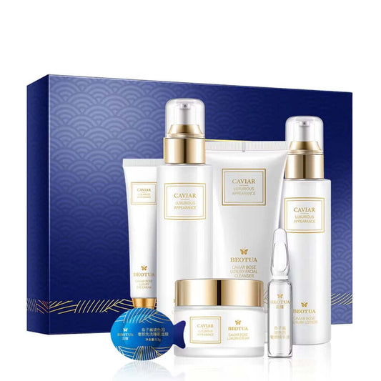 15-Piece Caviar Skin Care Set - Korean Beauty Essentials