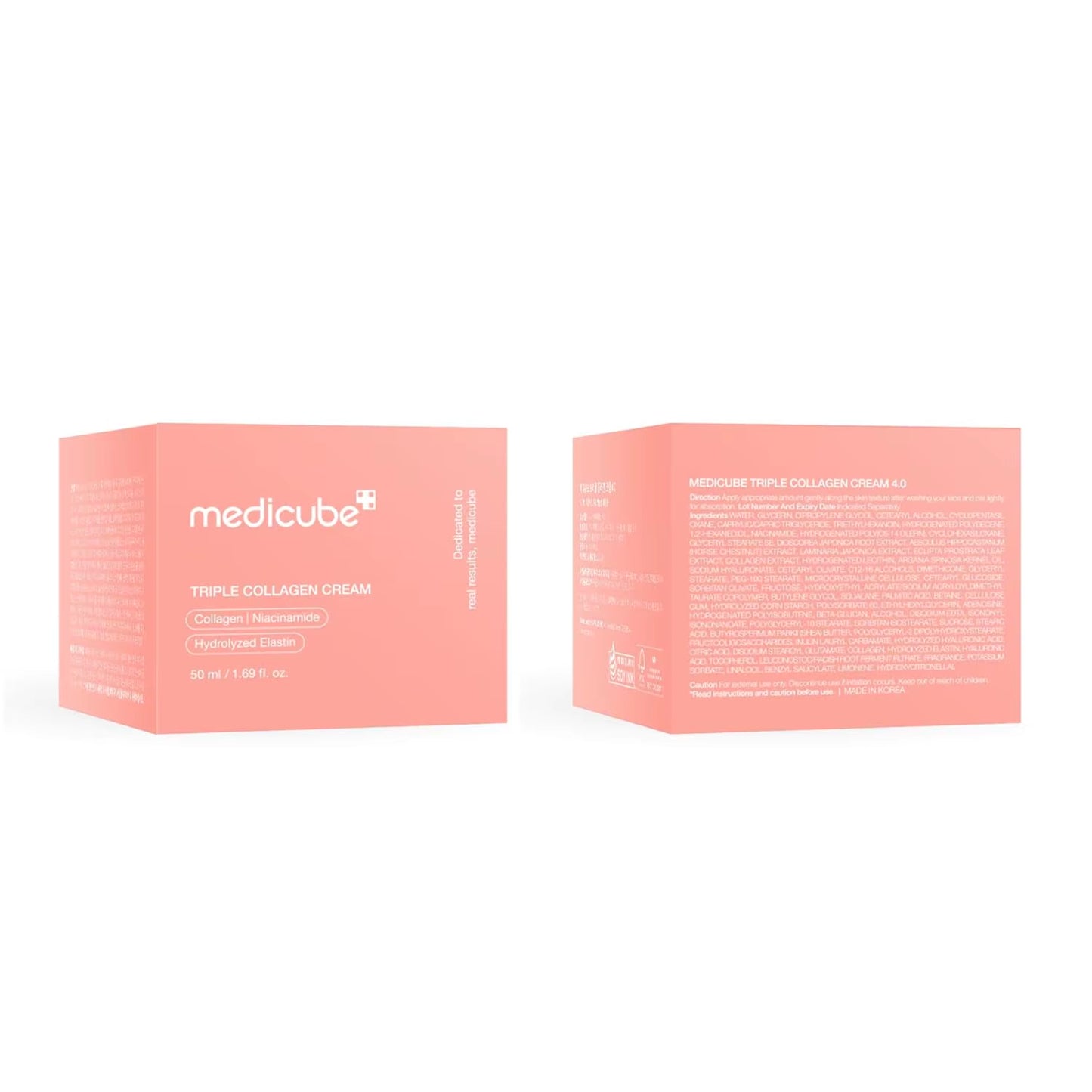 Medicube Triple Collagen Cream Hydrating Firming Moisturizer with Shea Butter Wrinkle Care Boosts Elasticity Korean Skincare