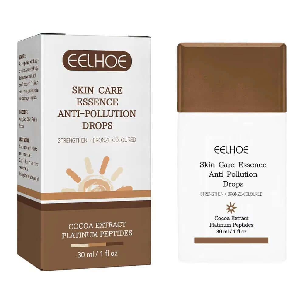 Achieve a Sun-Kissed Glow with Our Fake Tan Peptide Serum Drops - Moisturizing Face and Body Bronzing Essence for Youthful Skin