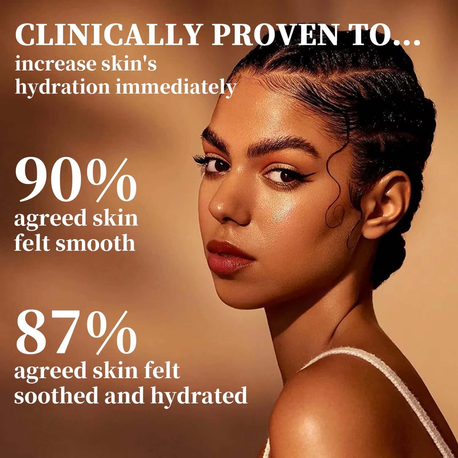 Achieve a Sun-Kissed Glow with Our Fake Tan Peptide Serum Drops - Moisturizing Face and Body Bronzing Essence for Youthful Skin