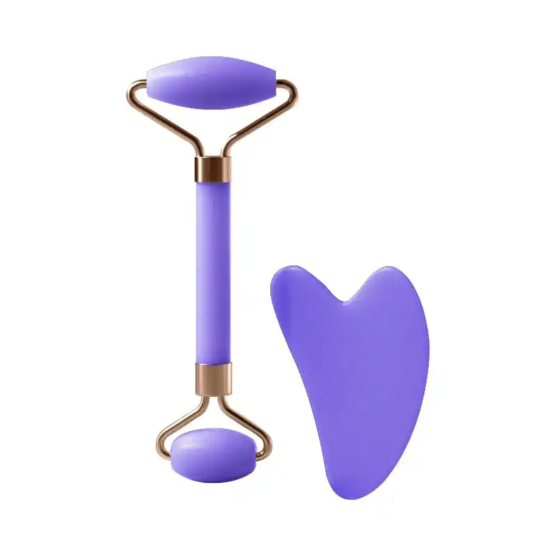 Premium Resin Facial Massage Roller & Scraping Board for Ultimate Beauty and Health Care