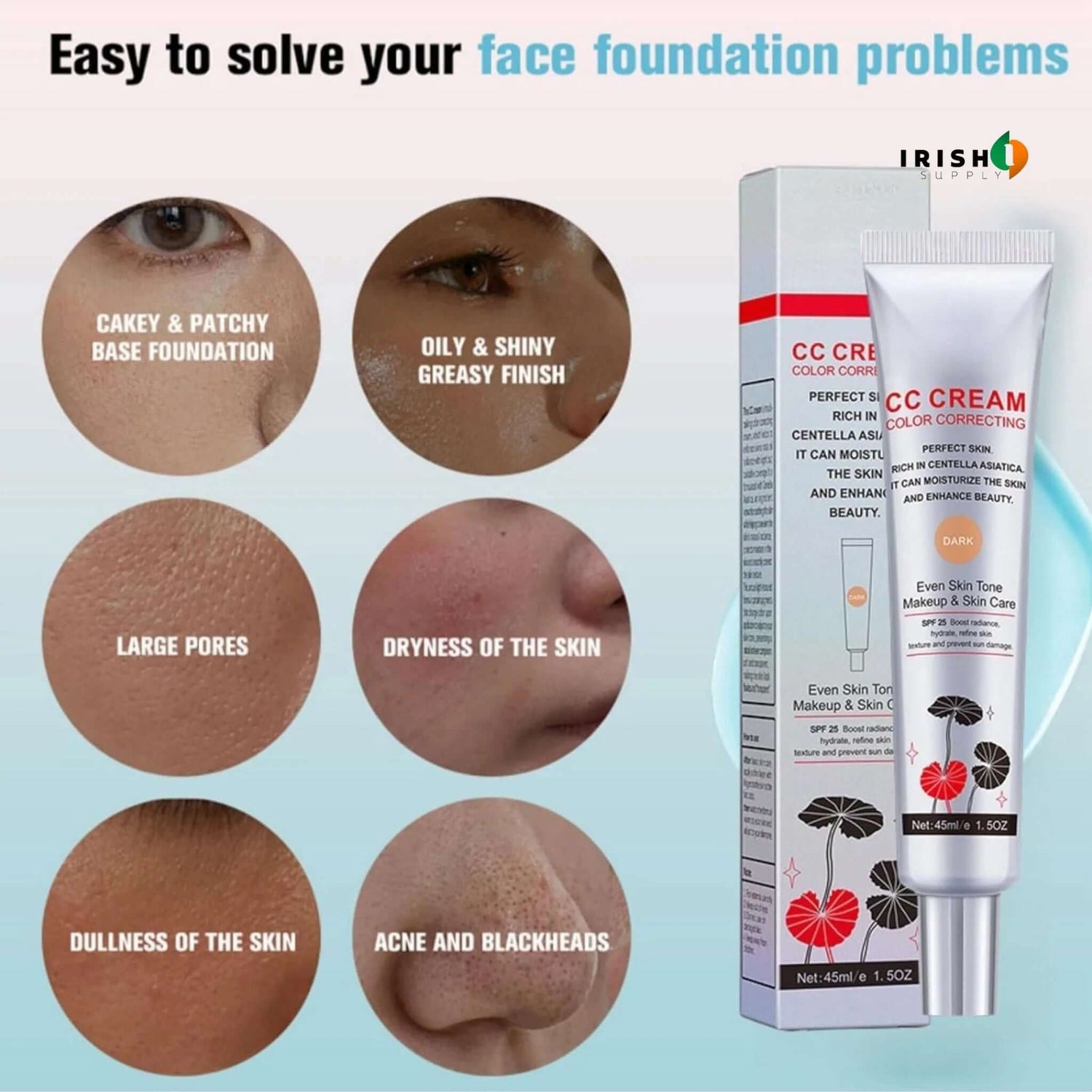 EVESSENCE Advanced Complexion Correcting Base - Achieve Fresh, Radiant Skin with Natural Adaptability (45 Ml)