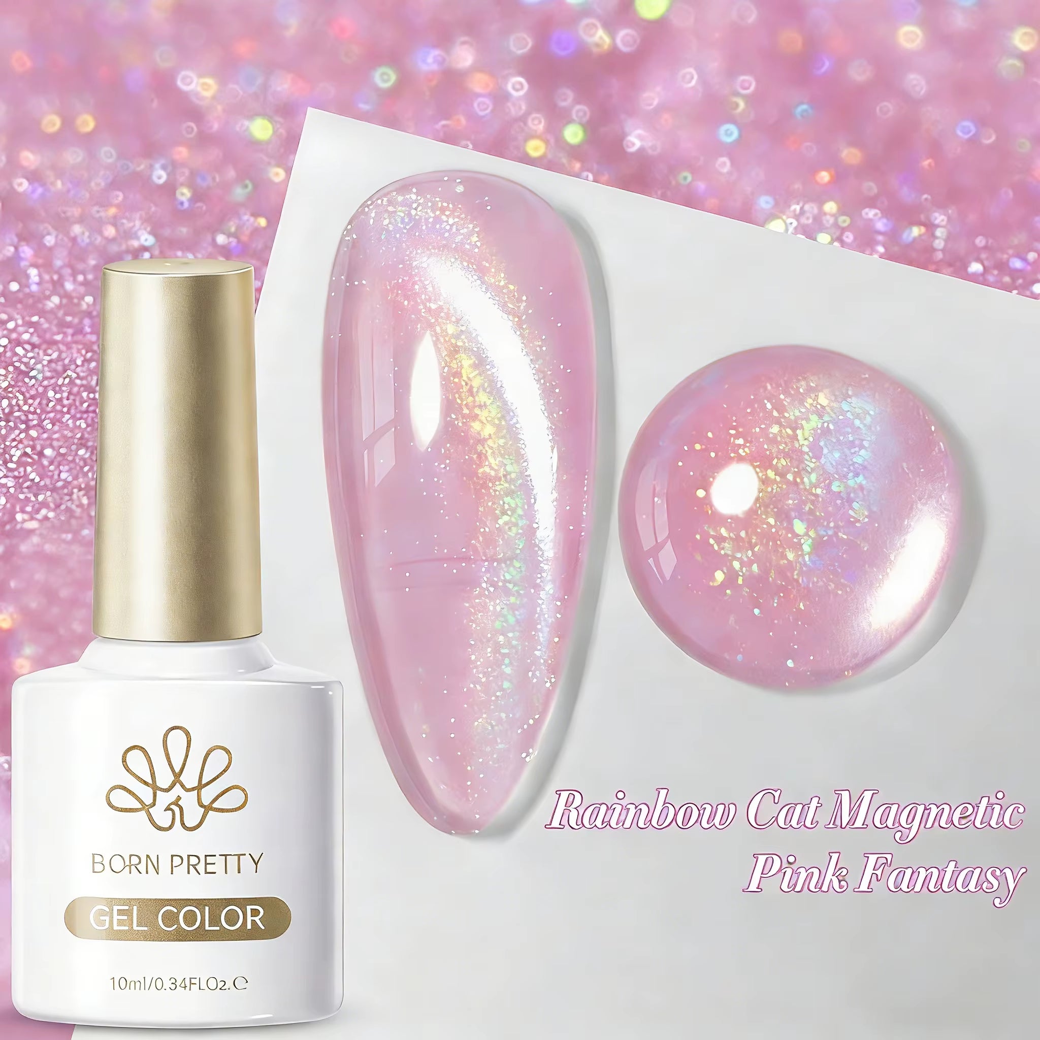 10Ml Black Glass Cat Magnetic Gel Nail Polish Punk Style Nail Art Manicure Varnis Semi Permanent Gel for Winter Nail