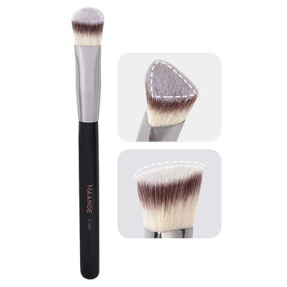 Achieve Flawless Skin with the Triangle Under Eye Concealer Makeup Brush - Perfect for Liquid and Cream Blending