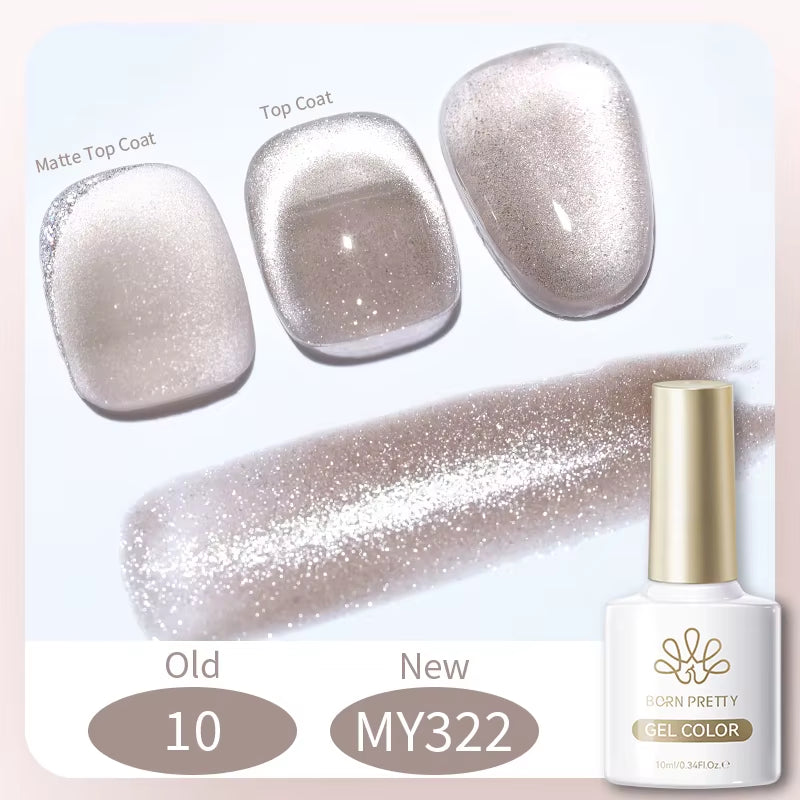 10Ml Black Glass Cat Magnetic Gel Nail Polish Punk Style Nail Art Manicure Varnis Semi Permanent Gel for Winter Nail