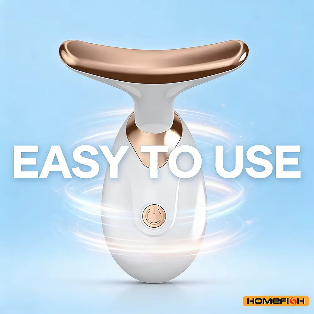 Micro-Current EMS Face Lifting Massager, Portable with Ions Boost for Instant Firming, Wrinkle Smoothing & Jawline Sculpting