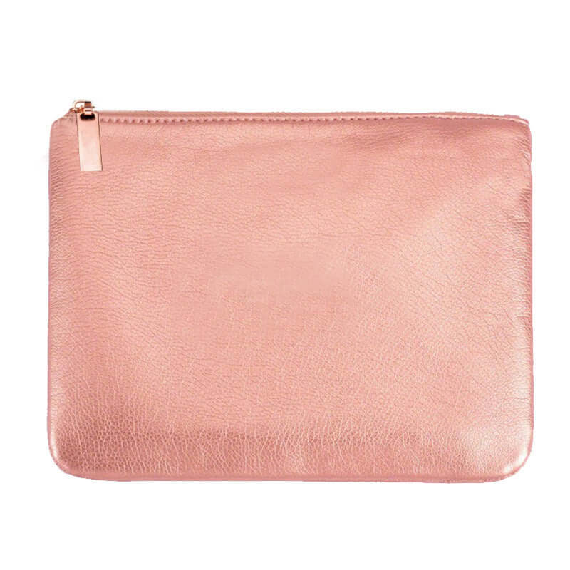 Elevate Your Beauty Routine with Our 15-Piece Rose Gold Makeup Brush Set Including Stylish Carrying Bag