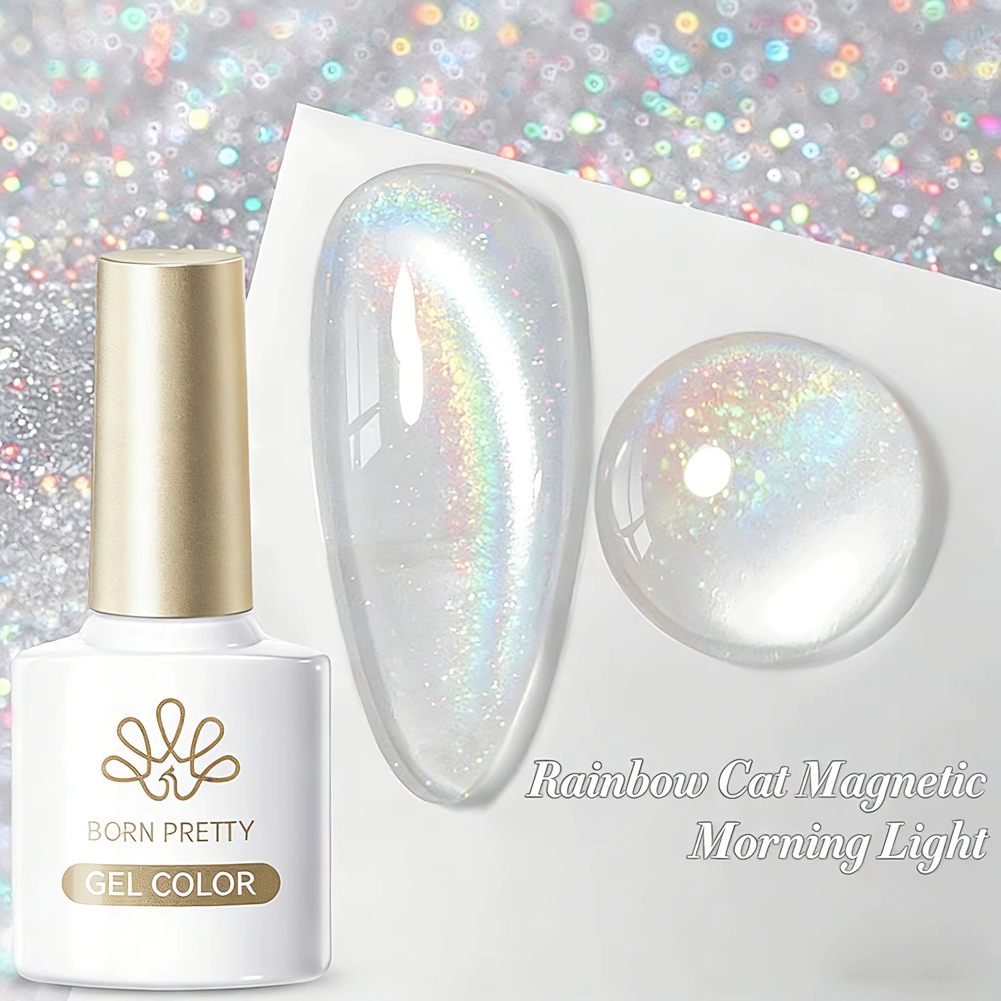 10Ml Black Glass Cat Magnetic Gel Nail Polish Punk Style Nail Art Manicure Varnis Semi Permanent Gel for Winter Nail