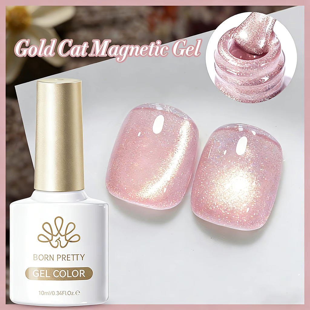 10Ml Black Glass Cat Magnetic Gel Nail Polish Punk Style Nail Art Manicure Varnis Semi Permanent Gel for Winter Nail