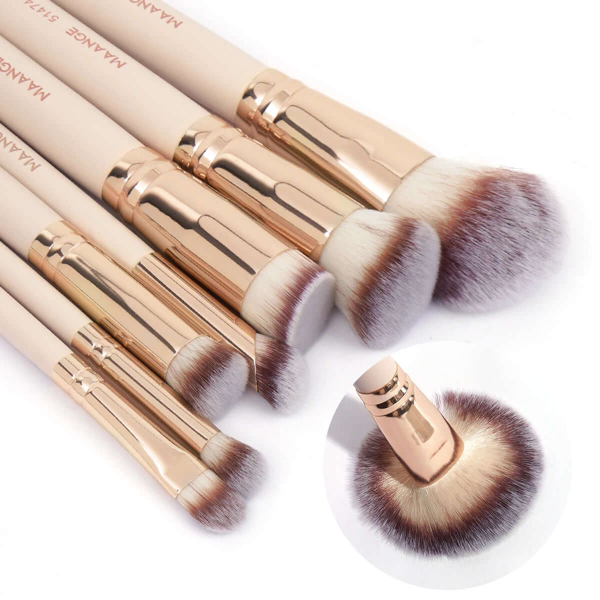 Elevate Your Beauty Routine with Our 7-Piece Makeup Brush Set - Perfect for Flawless Foundation, Blush, and More!