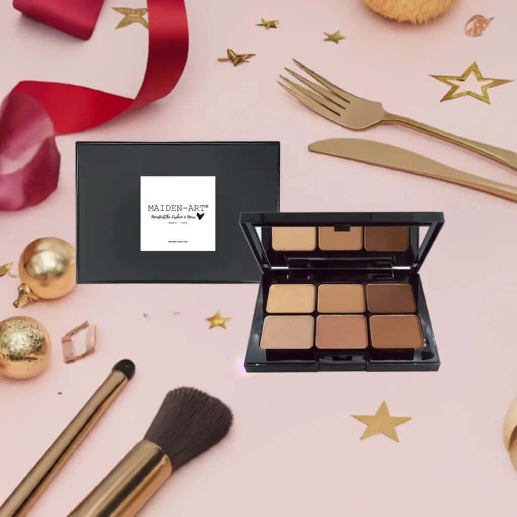 Indulge in Glamour with the Caramel Kiss Eyeshadow Palette - Perfect for Every Occasion