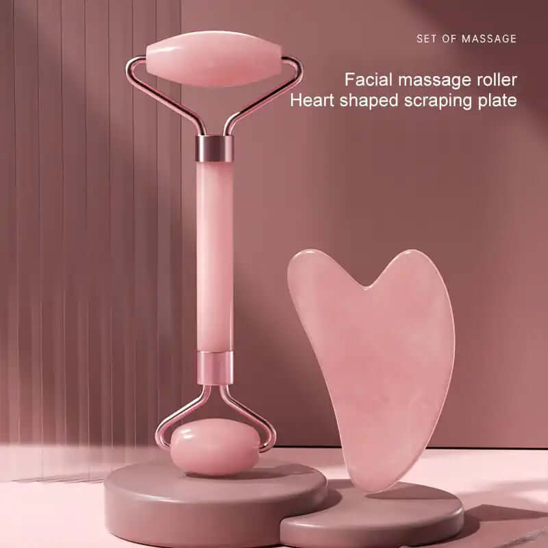 Premium Resin Facial Massage Roller & Scraping Board for Ultimate Beauty and Health Care