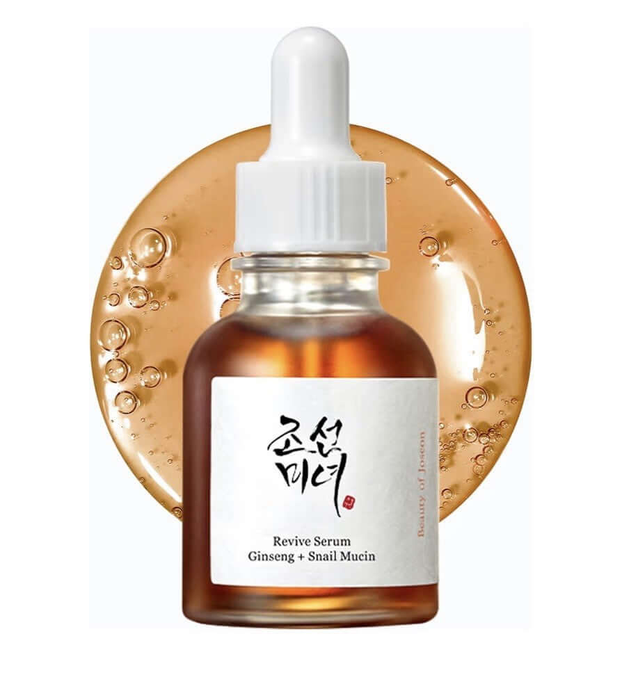 Beauty of Joseon Revive Serum - Ginseng & Snail Mucin 30ml - Shop Beauty of Joseon Revive Serum with ginseng and snail mucin to hydrate, repair, and boost glow. Lightweight formula for smoother, healthier skin.
