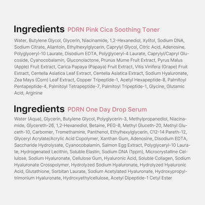 Medicube Salmon DNA PDRN Trial Kit | Glass Glow Mini Skincare Set with Toner, Se