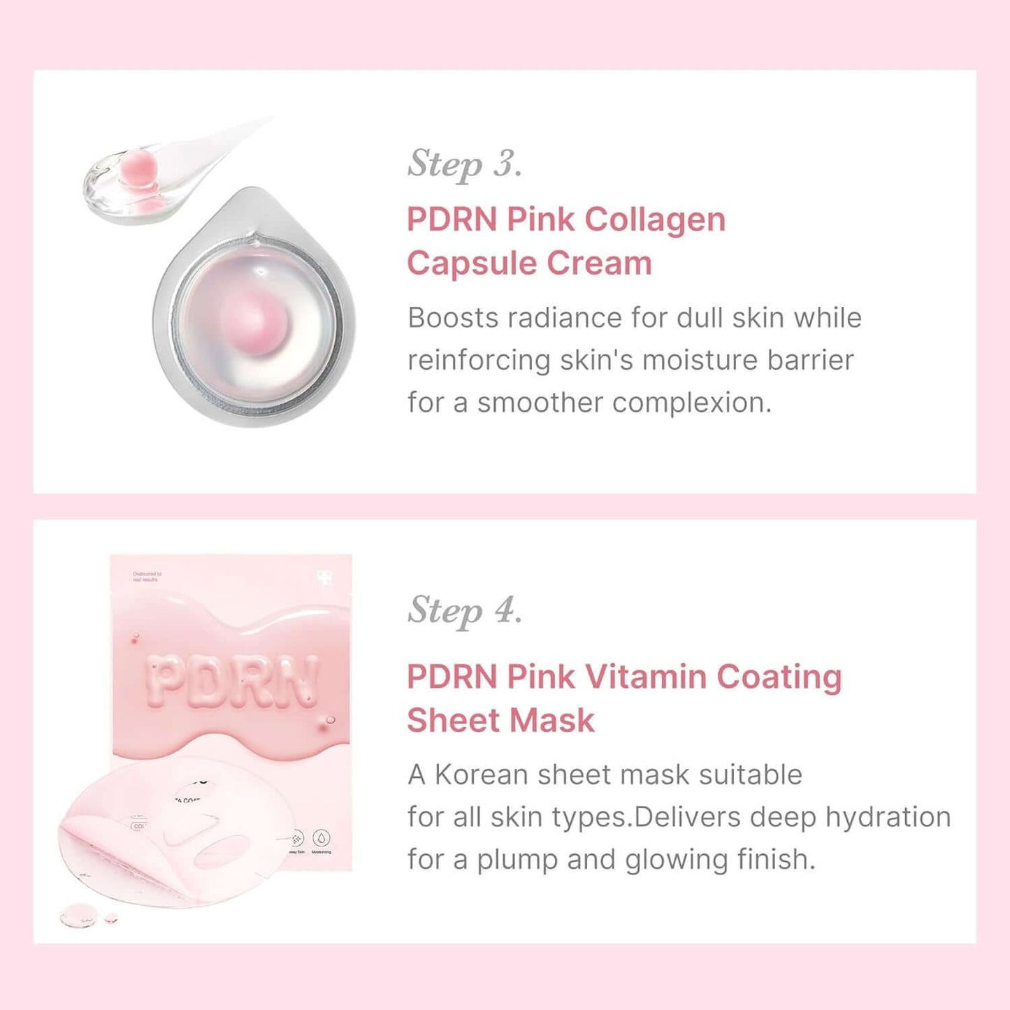 Medicube Salmon DNA PDRN Trial Kit | Glass Glow Mini Skincare Set with Toner, Se
