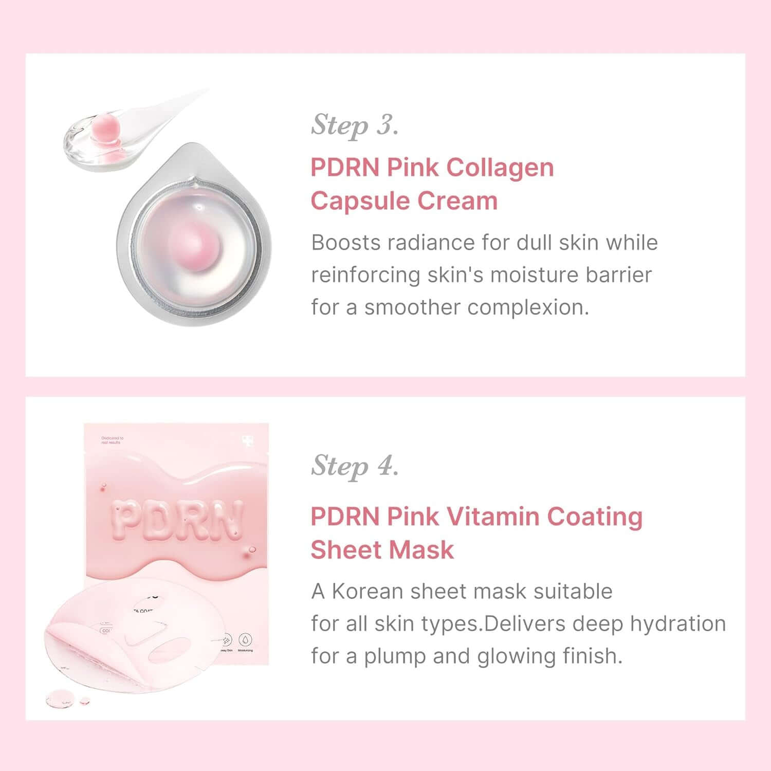 Medicube Salmon DNA PDRN Trial Kit | Glass Glow Mini Skincare Set with Toner, Se