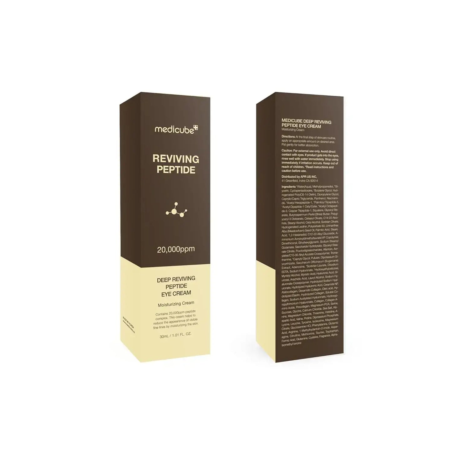 Revitalize Your Eyes with Medicube Deep Reviving Peptide Eye Serum - Anti-Aging and Moisturizing Treatment for Dark Circles and Puffiness