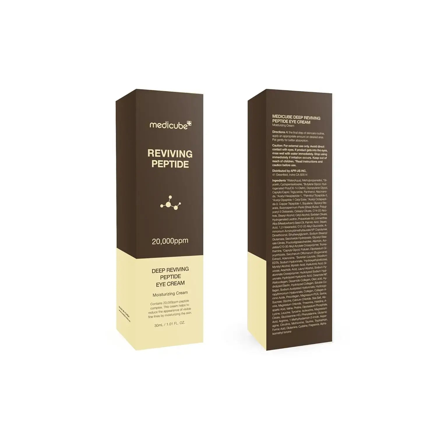 Revitalize Your Eyes with Medicube Deep Reviving Peptide Eye Serum - Anti-Aging and Moisturizing Treatment for Dark Circles and Puffiness
