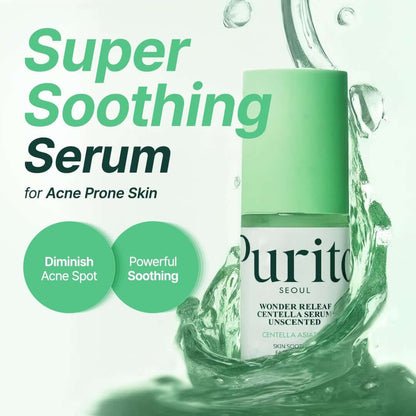 PURITO Centella Serum for Sensitive Skin & Redness Relief - Shop PURITO Centella Serum to calm sensitive skin, reduce redness, and hydrate deeply. Lightweight Korean serum for soothing and repairing skin.