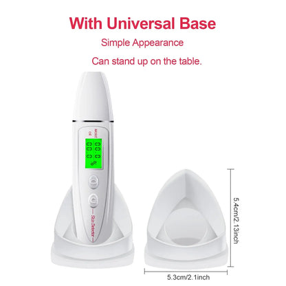 Revolutionize Your Skincare Routine with the Portable Face Skin Tester - Accurate Moisture, Oil, and Elasticity Analyzer