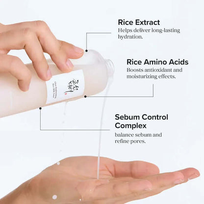 Experience Radiant Skin with Beauty of Joseon Glow Replenishing Milk Toner - Lightweight Hydration for All Skin Types (5.07 oz)