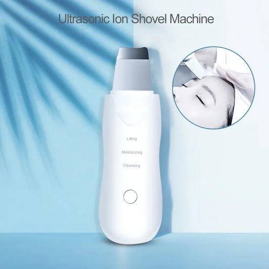 Experience Radiant Skin with the Professional Rechargeable Facial Skin Scrubber - Deep Cleansing Peeling Device for Ultimate Skin Care
