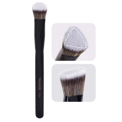 Achieve Flawless Skin with the Triangle Under Eye Concealer Makeup Brush - Perfect for Liquid and Cream Blending