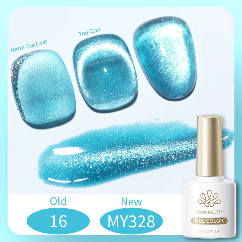 10Ml Black Glass Cat Magnetic Gel Nail Polish Punk Style Nail Art Manicure Varnis Semi Permanent Gel for Winter Nail