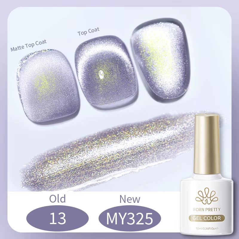 10Ml Black Glass Cat Magnetic Gel Nail Polish Punk Style Nail Art Manicure Varnis Semi Permanent Gel for Winter Nail