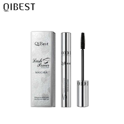 Transform Your Look with QIBEST 4D Black Mascara - Lengthening, Waterproof & Volumizing Eyelashes Makeup