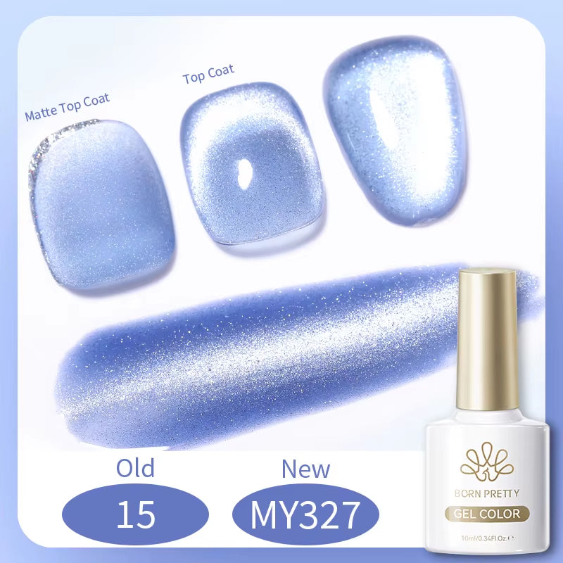 10Ml Black Glass Cat Magnetic Gel Nail Polish Punk Style Nail Art Manicure Varnis Semi Permanent Gel for Winter Nail