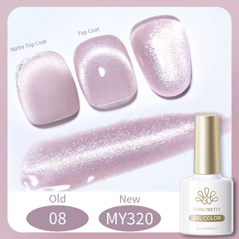 10Ml Black Glass Cat Magnetic Gel Nail Polish Punk Style Nail Art Manicure Varnis Semi Permanent Gel for Winter Nail