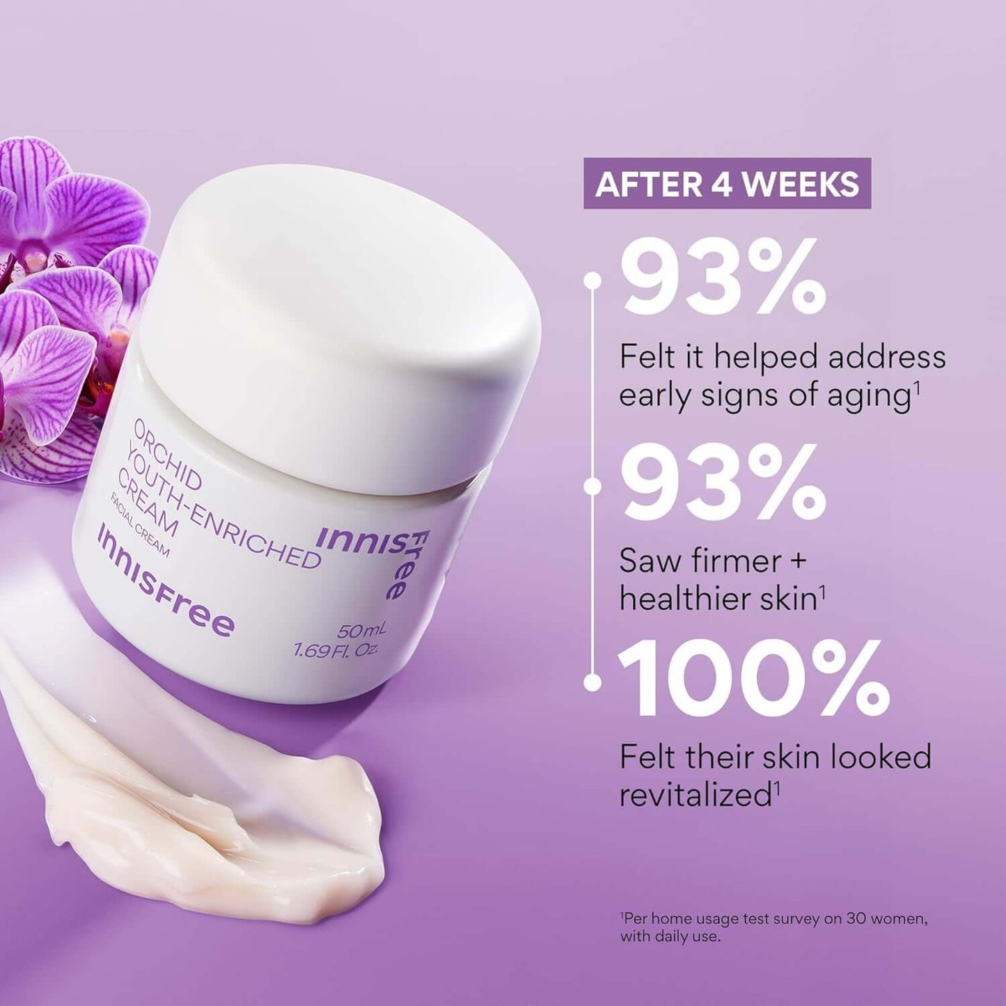 Innisfree Orchid Youth-Enriched Cream - Revitalize Your Skin with Firming Hydration for a Youthful Glow