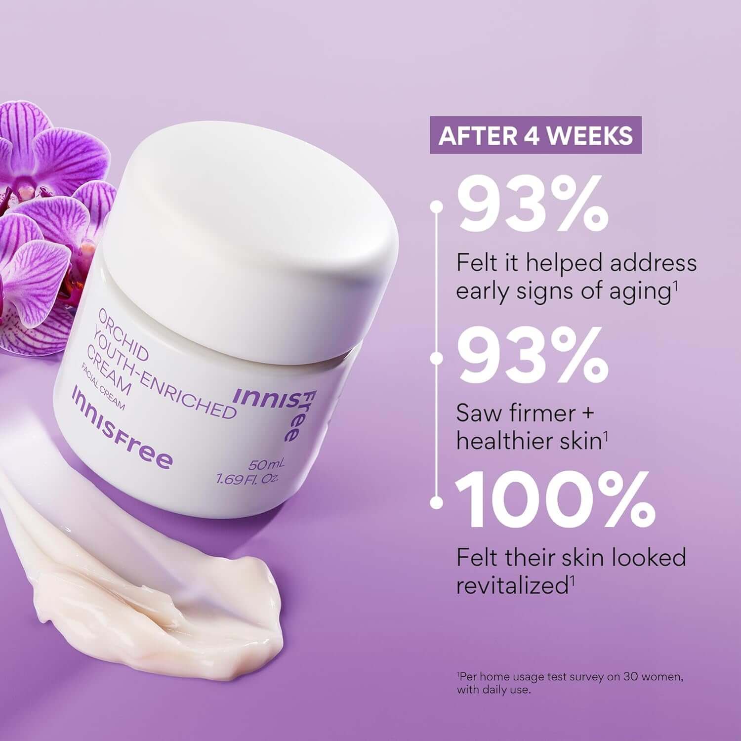 Innisfree Orchid Youth-Enriched Cream - Revitalize Your Skin with Firming Hydration for a Youthful Glow