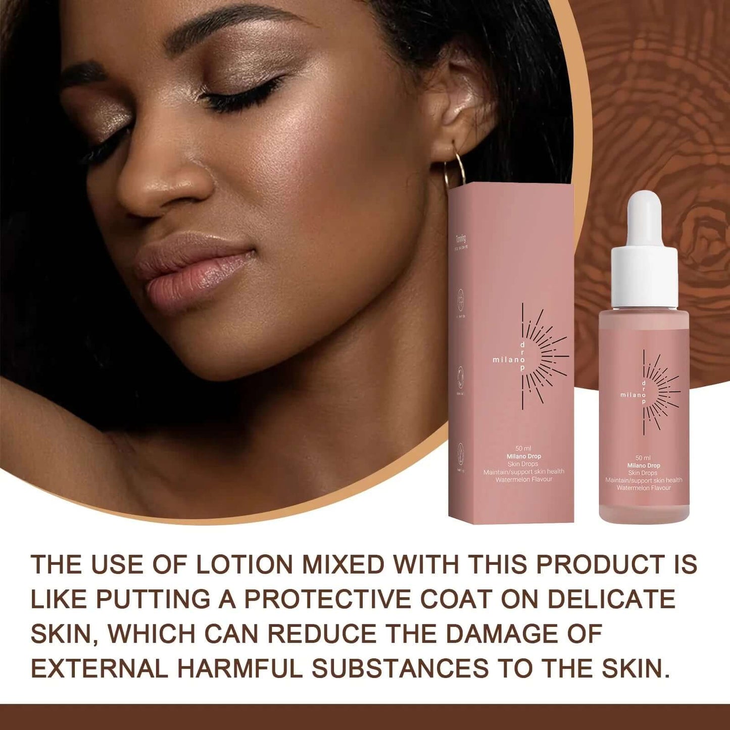 Advanced Tanning Serum for Face and Body - Dark Bronzer with Fine Line Repair for Indoor and Outdoor Use