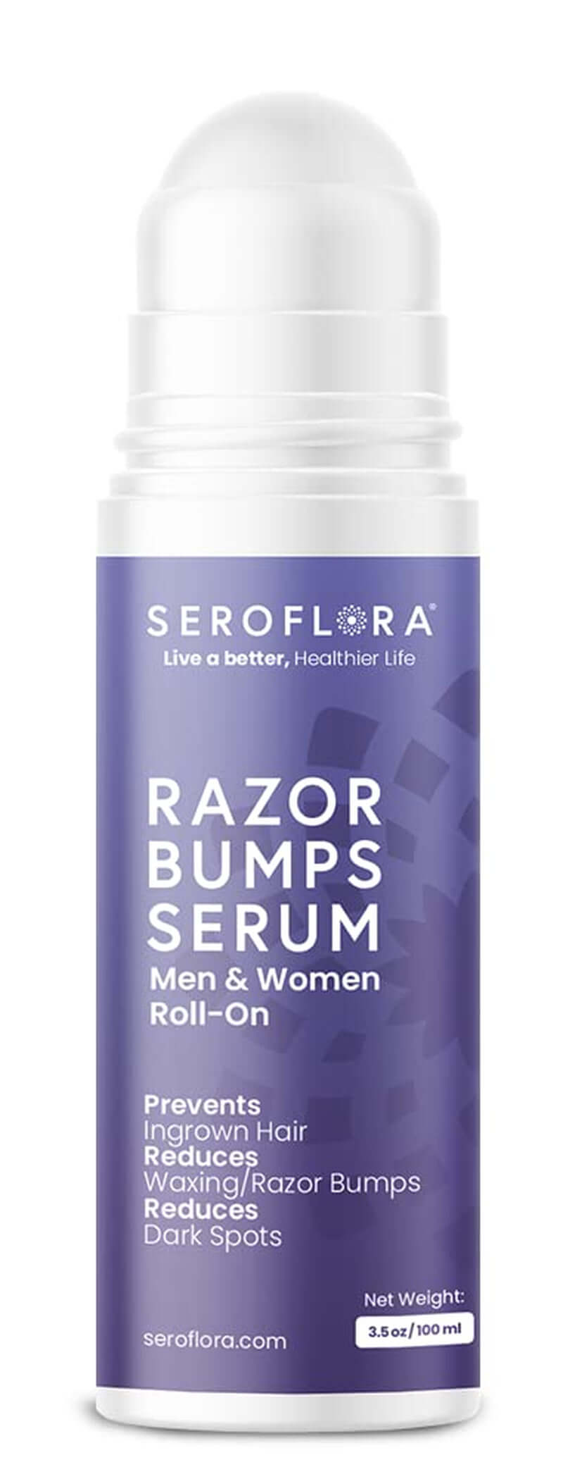 Say Goodbye to Razor Bumps: Seroflora Women’s Ingrown Hair Treatment with Easy Roll-On Applicator – Perfect for Bikini, Face, Legs & Body (3.5 fl oz)