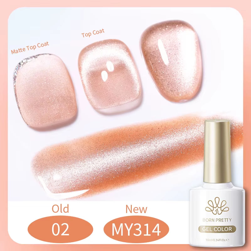 10Ml Black Glass Cat Magnetic Gel Nail Polish Punk Style Nail Art Manicure Varnis Semi Permanent Gel for Winter Nail