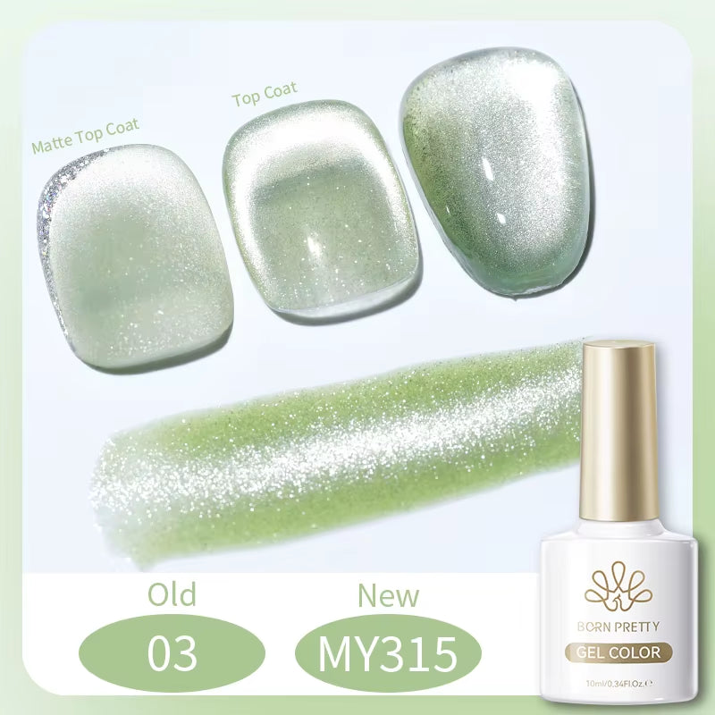 10Ml Black Glass Cat Magnetic Gel Nail Polish Punk Style Nail Art Manicure Varnis Semi Permanent Gel for Winter Nail