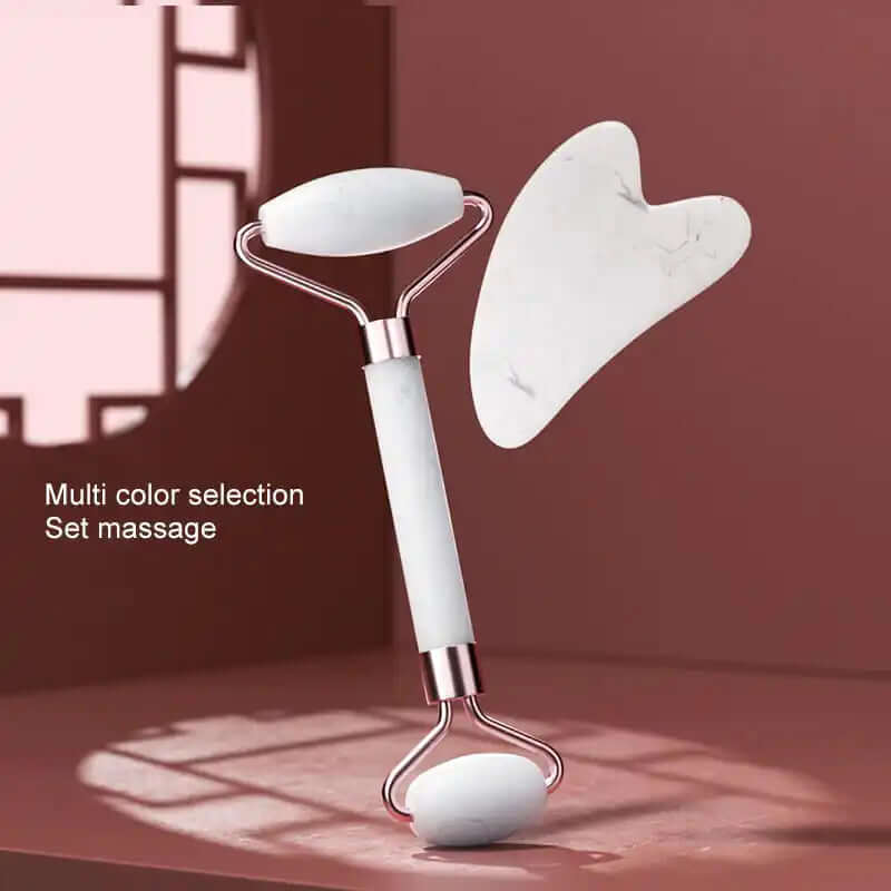 Premium Resin Facial Massage Roller & Scraping Board for Ultimate Beauty and Health Care